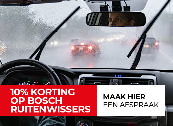 10% korting op Bosch ruitenwissers | gratis montage